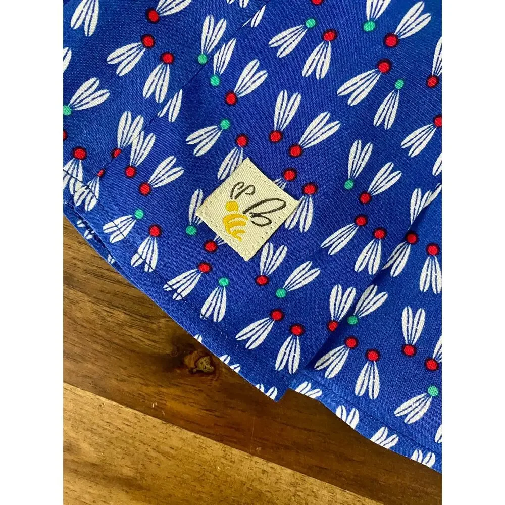 NEW Wildflowers Daydream Believer Play All Day Blue Rayon Abby Pleated Skort 2